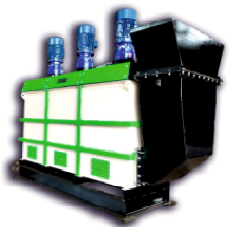 Attrition scrubber and pump skid